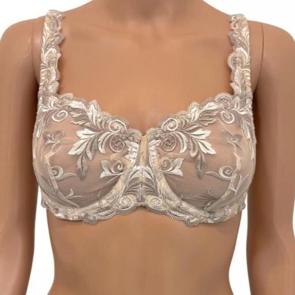 Soma Women's Tan and Cream Bra